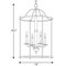 Progress Lighting Durrell Collection Four-Light Black Medium Foyer P500210-031 - alternate 3